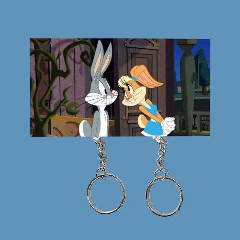 Rabbit Key Holder House Wall Couple Keychain