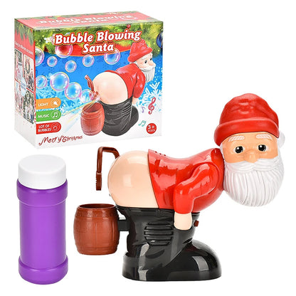 Santa Fart Bubble Blower with Music & Lights