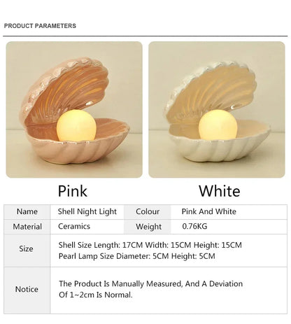 Shell Pearl Night Light