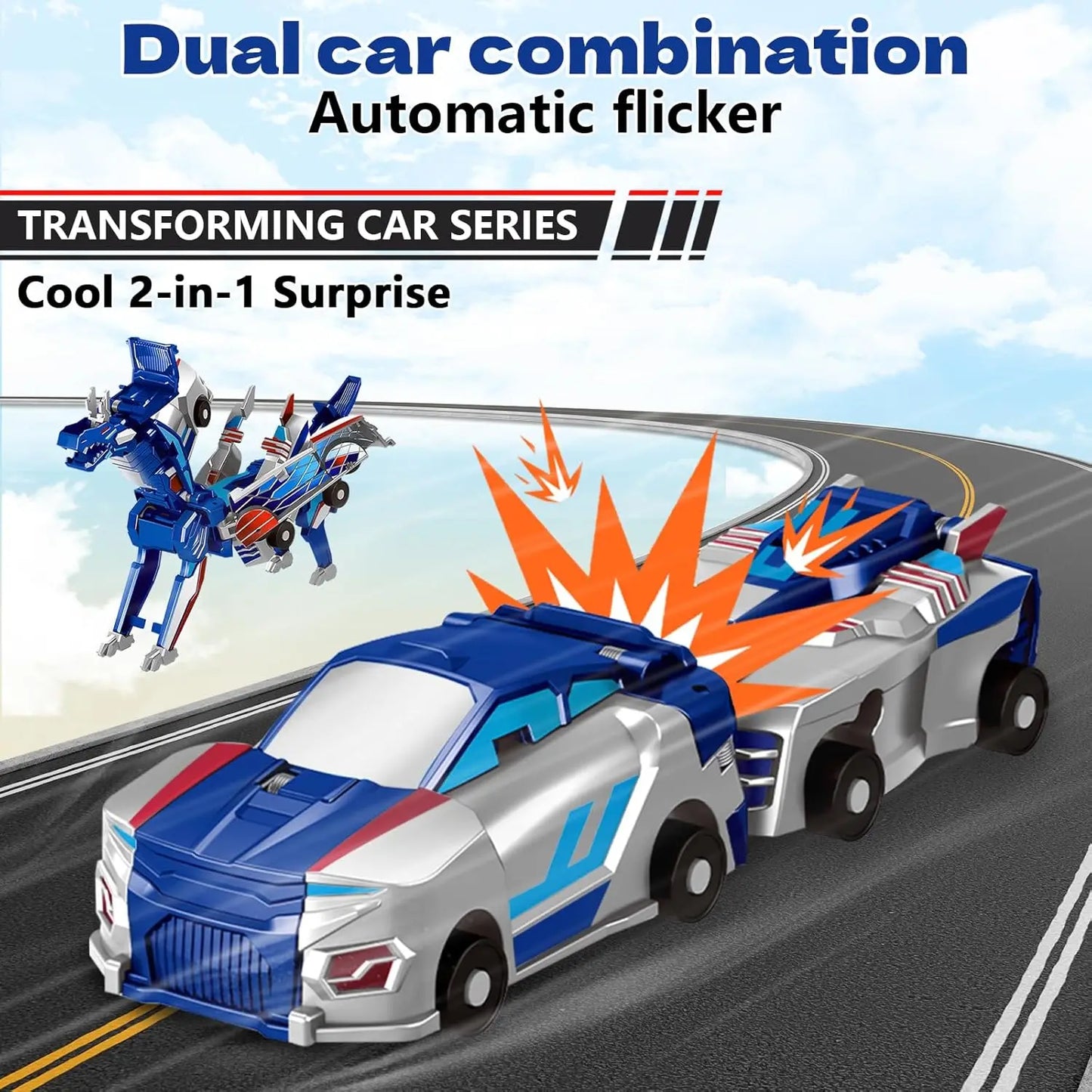 Transforming Dinosaur Car Toy
