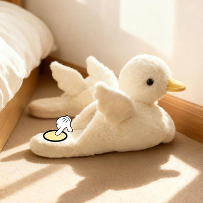 Plush Duck Slippers