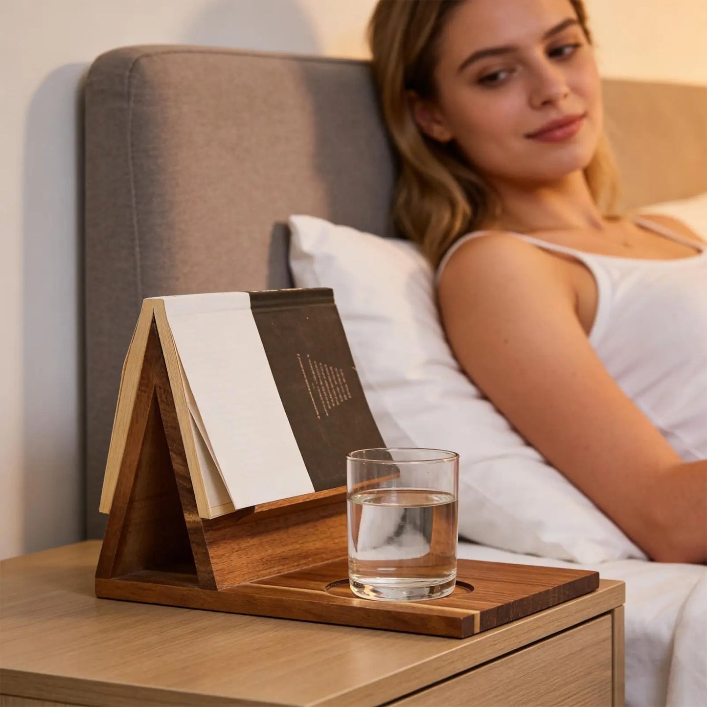Wooden Book Holder