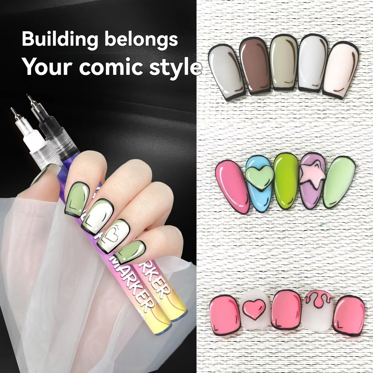 Nail Art Drawing Pens