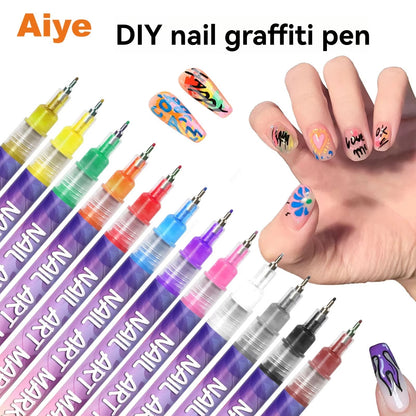Nail Art Drawing Pens